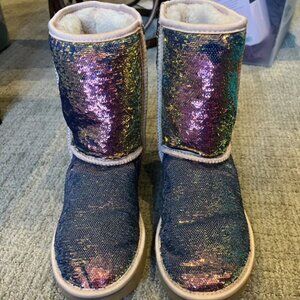 Rainbow sequin UGG boots